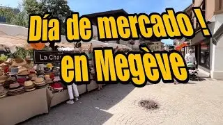 Mercado típico en los Alpes franceses/#megeve #vlog   #france #frenchalps