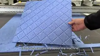 CNC Cut PET Felt Acoustic Panel Cutting Machine-Customizable Patterns & Sizes