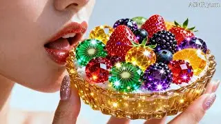 Can't take eyes off this beautiful Glass Fruit Tart🍓🥝🍒🍊🥙