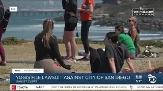Second lawsuit filed against City of San Diego by local yoga instructors