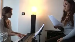 Florencia Cuenca singing Lost in the World from A Never-Ending Line