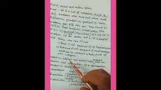  FIELD VECTOR AND VECTOR SPACE