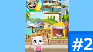 Talking Tom Gold Run — Angela Gameplay #2 | Говорящий Том Бег За Золотом — Прохождение Анджелы #2