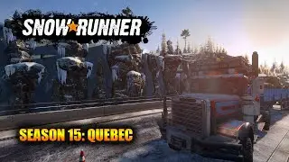 🔴 Quebec Contracts & Tasks | Relaxing ASMR | Episode 94 | Snowrunner