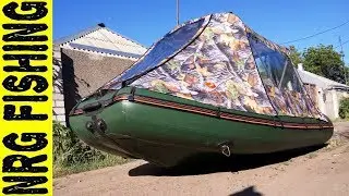 Тент - палатка Kolibri на лодку ПВХ