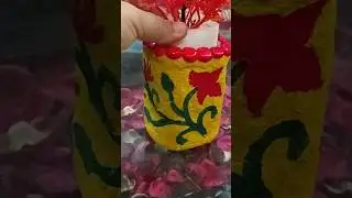 Unique Handmade Pot from Waste Paper #BestOutOfWaste #PaperMacheCraft #DIYPot #CreativeIdeas #DIYPot
