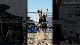 Logan Webber with the Laser #beachvolleyball