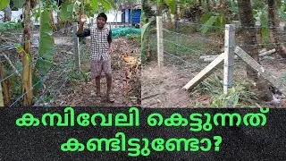 Kambi Veli Malayalam |കമ്പിവേലി കെട്ടുന്നത് കണ്ടിട്ടുണ്ടോ?| kambi veli kerala| Fencing|Ideal Kiddies