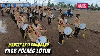 AKSI DRUMBAND PKSB POLRES LOTIM