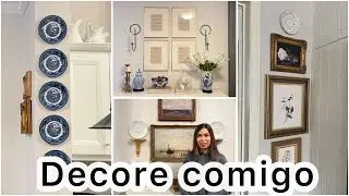 DECORE COMIGO - PENDURANDO QUADROS E PRATOS NAS PAREDES