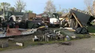 Tornado touched down in Princeton, Indiana