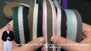 Custom pp webbing manufacturer from China, can weave according to your needs