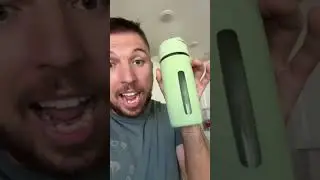 Self-Mixing Glass Shaker Bottle? Game Changer! #kitchenfinds