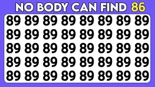 Find the Odd One Out | Find The Odd Number and Letter challenge | Observation Skills Test.