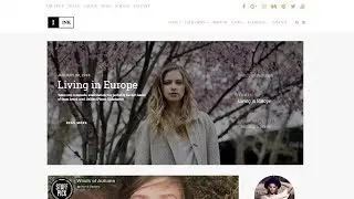 Ink Blog WordPress Theme Home-Page Presentation
