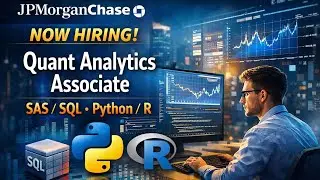 JPMorgan Chase набирает специалиста по количественному анализу | SAS SQL Python R | Бангалор и Му...