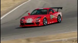 Mazda RX-7 (FD) &mdash; 4-Rotor 1000hp Build | Laguna Seca Cinematic Lap | GT7