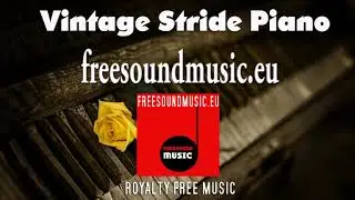 Fascinating part 2 -   royalty free solo stride piano medium fast, no copyright music (gemafrei)