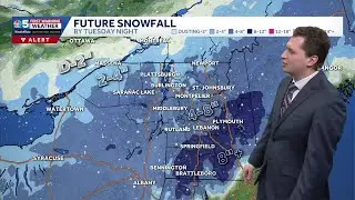 First widespread snowstorm of the season arrives Tuesday, followed by a shot of bitter cold Thurs...