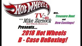 Hot Wheels B Case with Treasure Hunt & New Castings 2018 | Hot Wheels