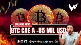 BITCOIN  cae a 85,000 USD: &iquest;crisis o oportunidad? 🔥📉