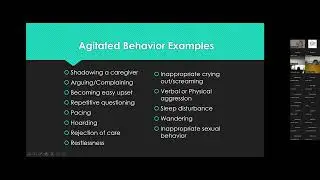Managing Agitation in Dementia