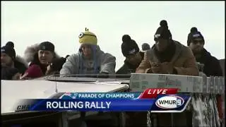 Parade Video: Rob Gronkowski dances