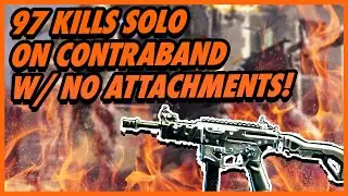 97 KILLS SOLO ON CONTRABAND W/NO ATTATCHMENT GKS! BO4 UPDATE 1.15 STOCKPILE
