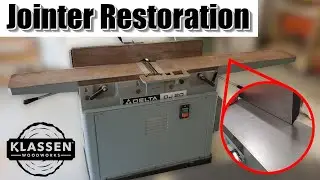 Jointer Restoration | How to clean off rust on cast top | Teardown + Reassemble