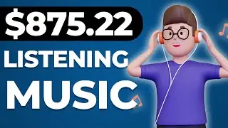 Earn $875.22/Day Listening To Free Music Online! Make Money Online 2023!