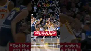 Bob & Nique were pure comedy on this Nickeil steal 😆😆😆 #nba #hawks #comedy #dominiquewilkins