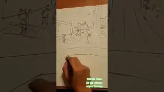 Easy exercise to quickly build your landscape drawing confidence