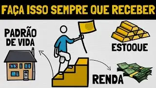 Como Sempre Ter (Sobrar) Dinheiro | Viver 1 DEGRAU ABAIXO Todo Mês