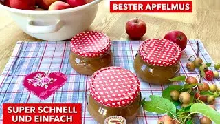 APFELMUS MIT HONIG UND ZIMT 🍎🍯🍏GESUND, LECKER, LEICHT...ganz ohne Zucker 👌