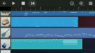 creating a song only using loops in walk band