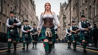 Epic Scottish Women with Bagpipes | Bagpipe Music | March of the Highlands and the Clan Legacy