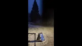 Thunder Snow ⚡❄️ at Brighton Resort, UT, on Saturday night!