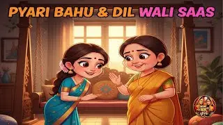 Pyari Bahu Aur Dil Wali Saas 🤍 | Heart Touching Cartoon Story | Moral Story in Hindi