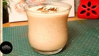 Almond Banana Lassi Healthy And Refreshing Summer Drink