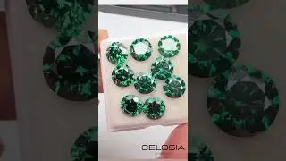 Green Color Certified Loose Diamond For Making Jewelry #loosediamond #valentinegift #rounddiamonds