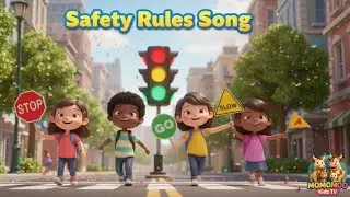 STOP! LOOK! LISTEN! 🚸 Safety Rules Song for Toddlers & Preschoolers | Be Safe Every Day!