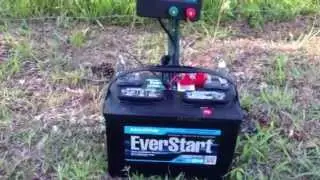 New fence charger: battery powered 