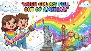 When Colors Fell Out of America 🌈🇺🇸 | Magical Adventure Story for Kids America's Colors! (Ages 6&ndash;8)