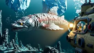 LEGO Deep Sea Hunt 🐟 Patagonian Toothfish | Epic LEGO Animation