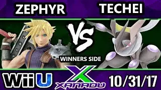 S@X 226 Smash 4 - Zephyr (Cloud) Vs. Techei (Greninja) - SSB4 Tournament - Smash for Wii U.