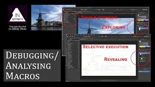 Debugging and Analysing Macros in Affinity Photo
