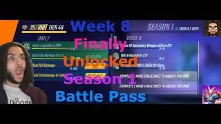 Week 8 Finally Unlocked Season 1 Battle Pass Shadowgun War Game