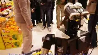 Robovie-II grocery shopping assistant