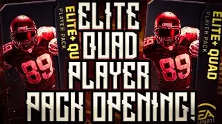 QUAD HUB ELITE PLAYER PACK OPENING! DIAMOND PULL!! MADDEN OVERDRIVE DAILY MADDEN ELITE PACK OPENING