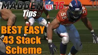 Madden 16 Tips - BEST EASY Blitzing Scheme for BEGINNERS & Sim - 43 Stack